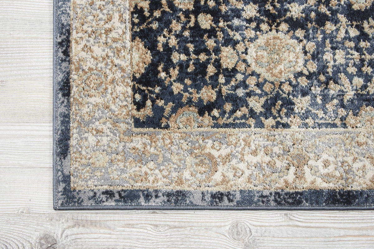 kathy ireland HOME Malta Navy Area Rug-Area Rug-kathy ireland HOME-The Rug Truck