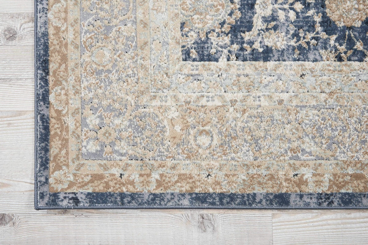 kathy ireland HOME Malta Navy Area Rug-Area Rug-kathy ireland HOME-The Rug Truck