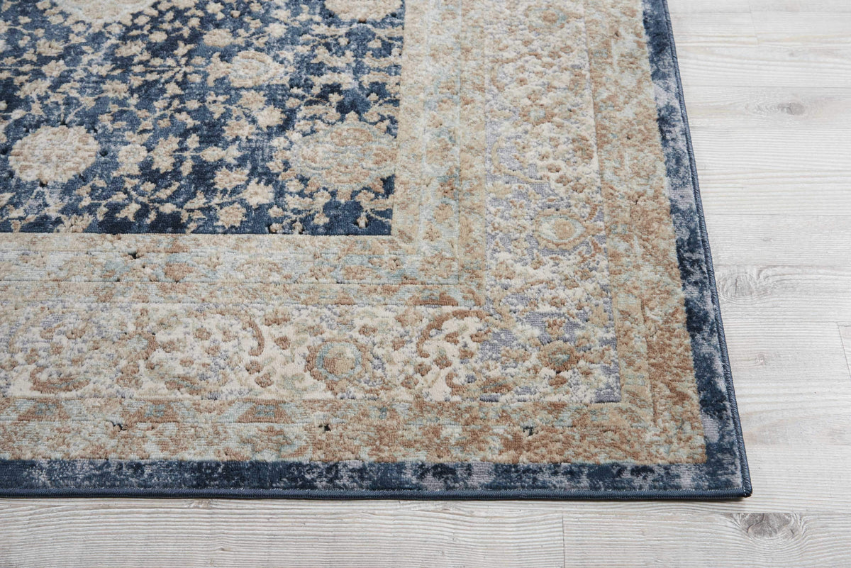 kathy ireland HOME Malta Navy Area Rug-Area Rug-kathy ireland HOME-The Rug Truck