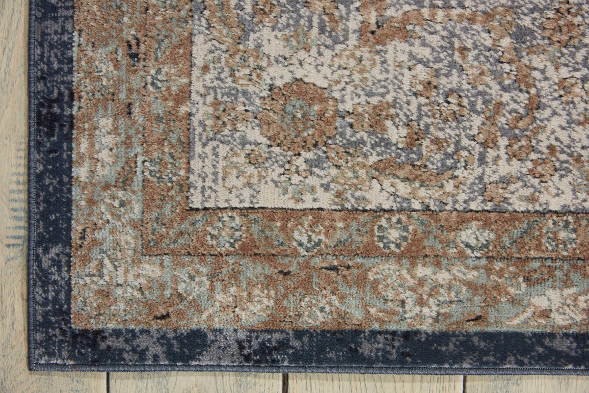 kathy ireland HOME Malta Navy Area Rug-Area Rug-kathy ireland HOME-The Rug Truck