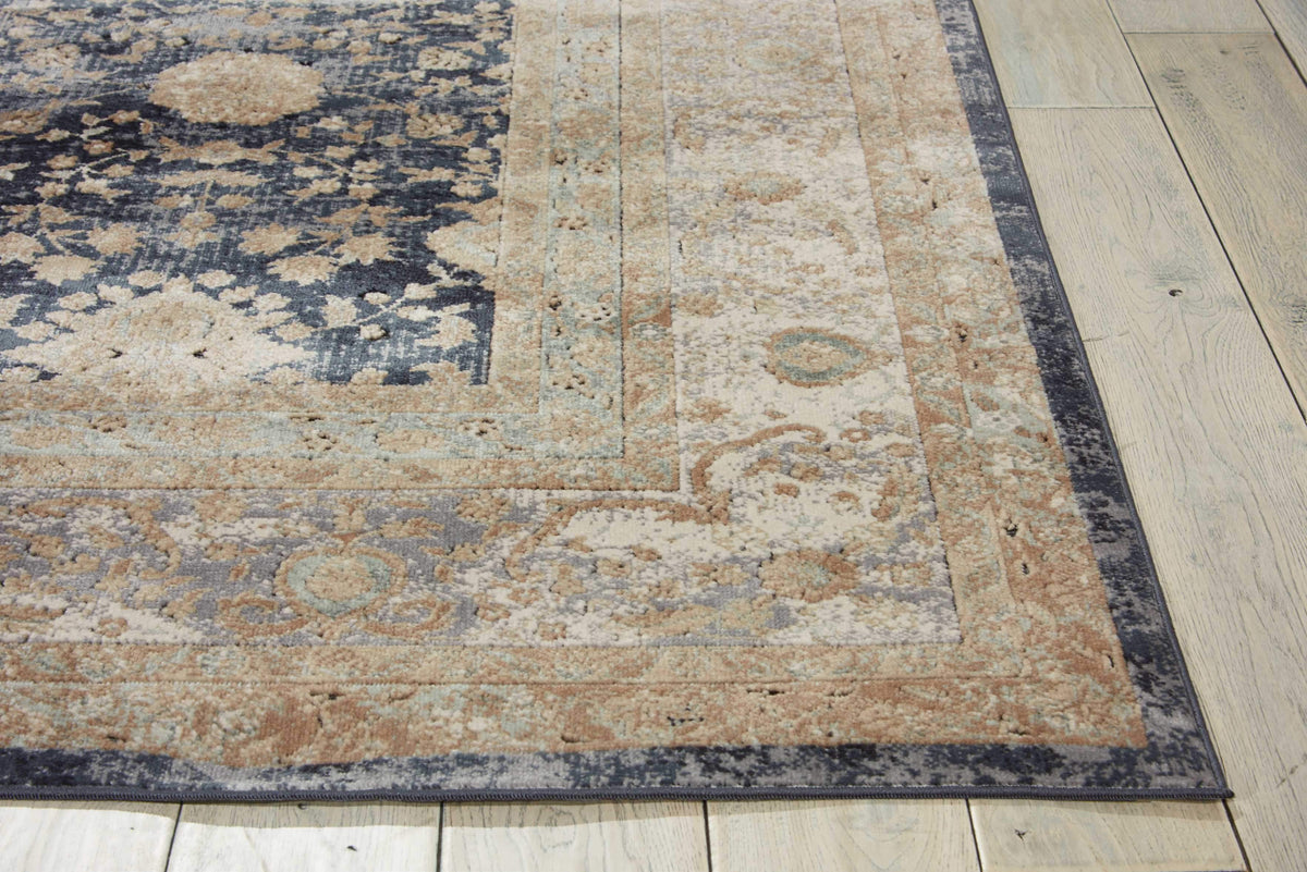 kathy ireland HOME Malta Navy Area Rug-Area Rug-kathy ireland HOME-The Rug Truck