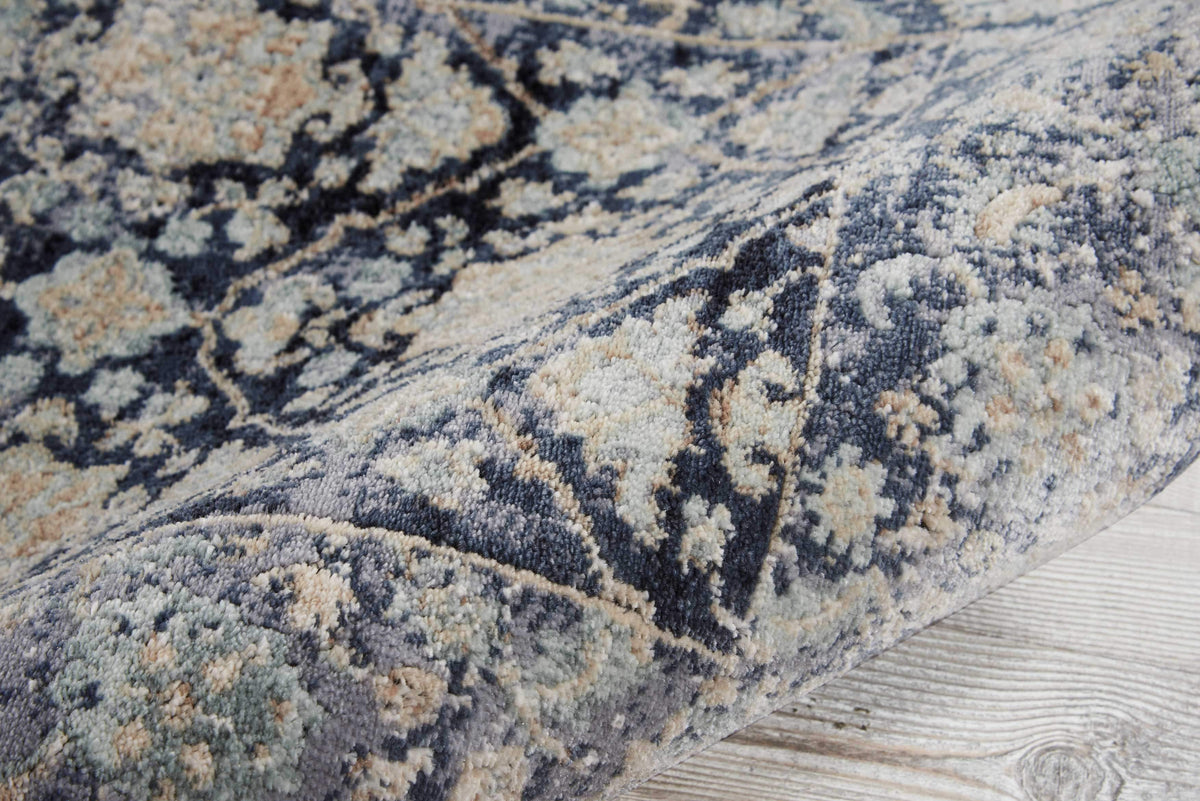 kathy ireland HOME Malta Navy Area Rug-Area Rug-kathy ireland HOME-The Rug Truck