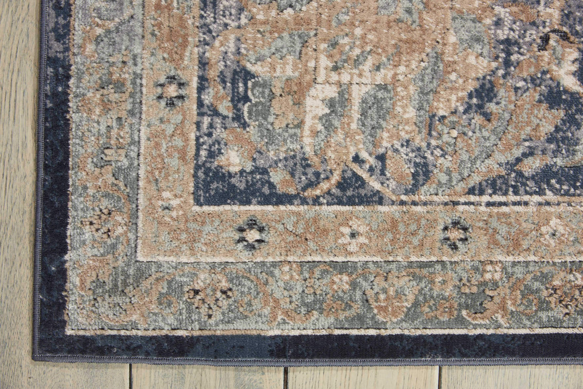 kathy ireland HOME Malta Navy Area Rug-Area Rug-kathy ireland HOME-The Rug Truck