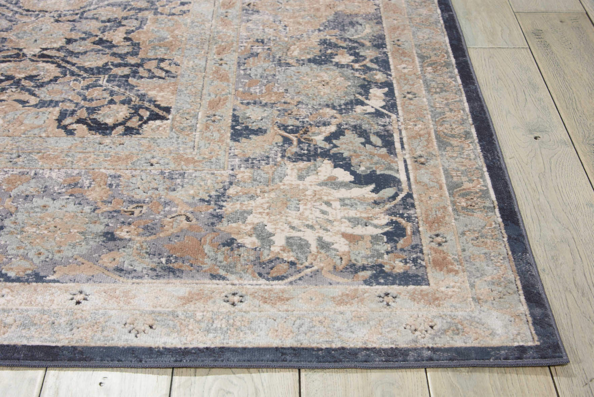 kathy ireland HOME Malta Navy Area Rug-Area Rug-kathy ireland HOME-The Rug Truck