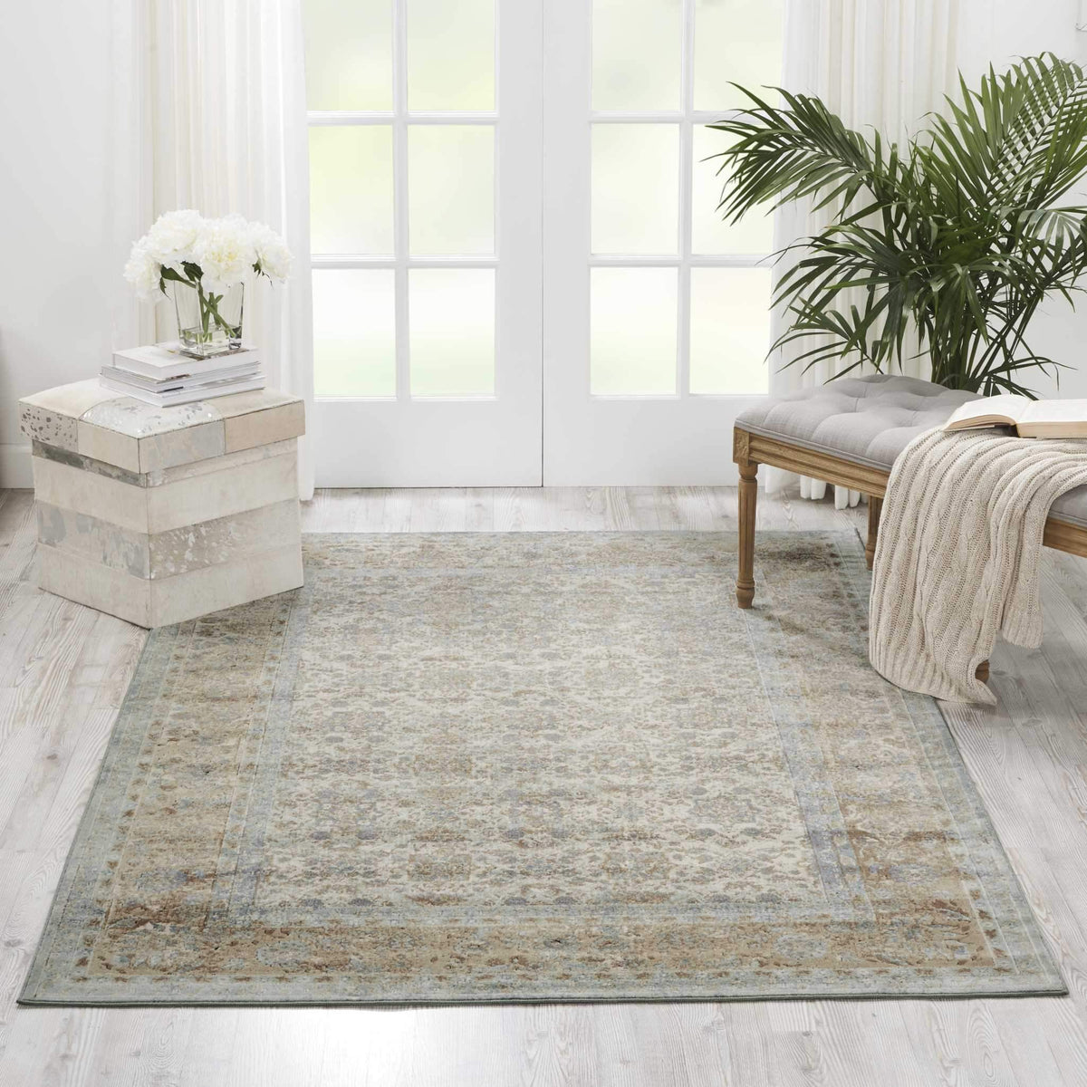 kathy ireland HOME Malta Slate Area Rug-Area Rug-kathy ireland HOME-The Rug Truck