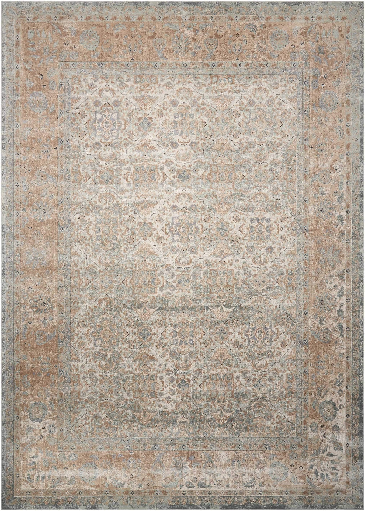 kathy ireland HOME Malta Slate Area Rug-Area Rug-kathy ireland HOME-3&#39;11&quot; x 5&#39;7&quot;-The Rug Truck