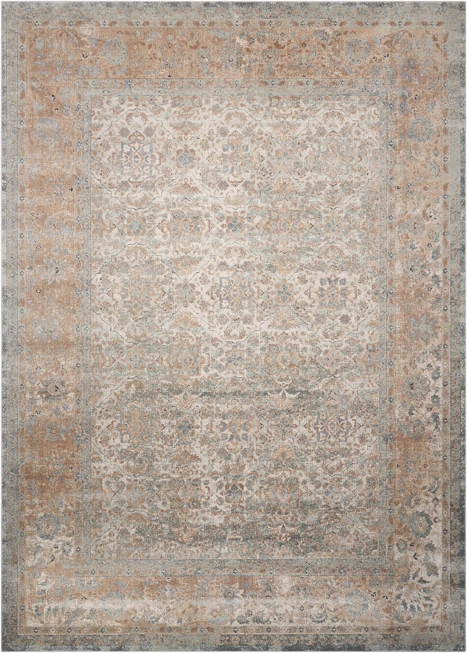 kathy ireland HOME Malta Slate Area Rug-Area Rug-kathy ireland HOME-3'11" x 5'7"-The Rug Truck