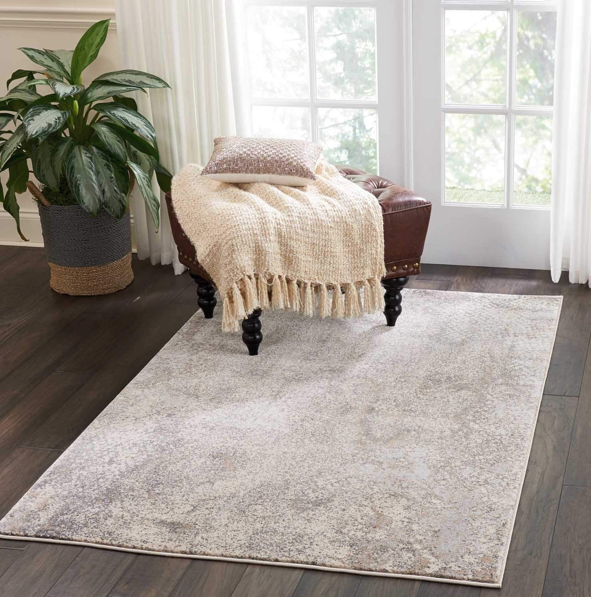 kathy ireland HOME Heritage Grey Area Rug-Area Rug-kathy ireland HOME-The Rug Truck