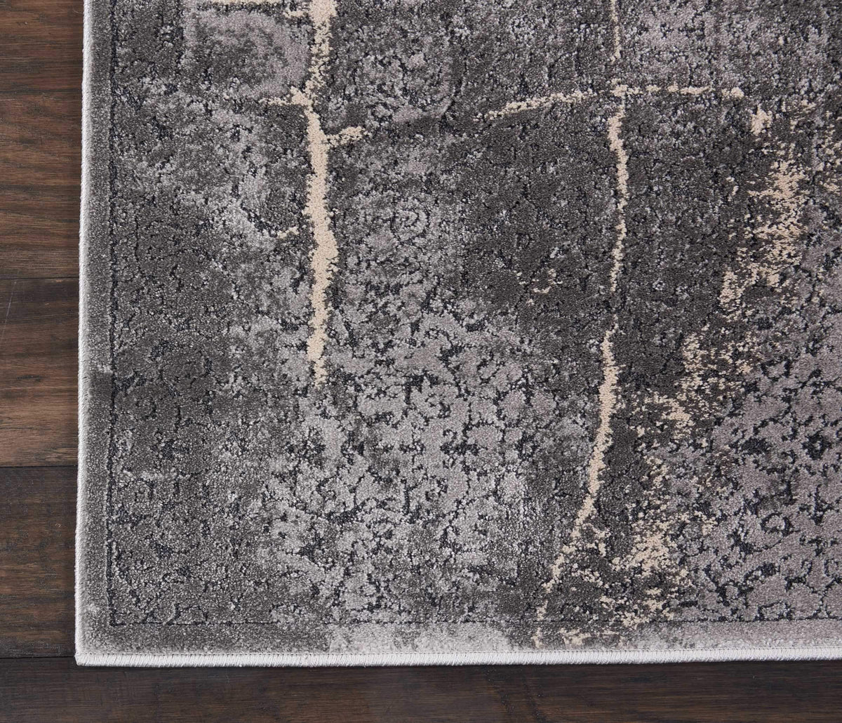 kathy ireland HOME Heritage Charcoal Area Rug-Area Rug-kathy ireland HOME-The Rug Truck