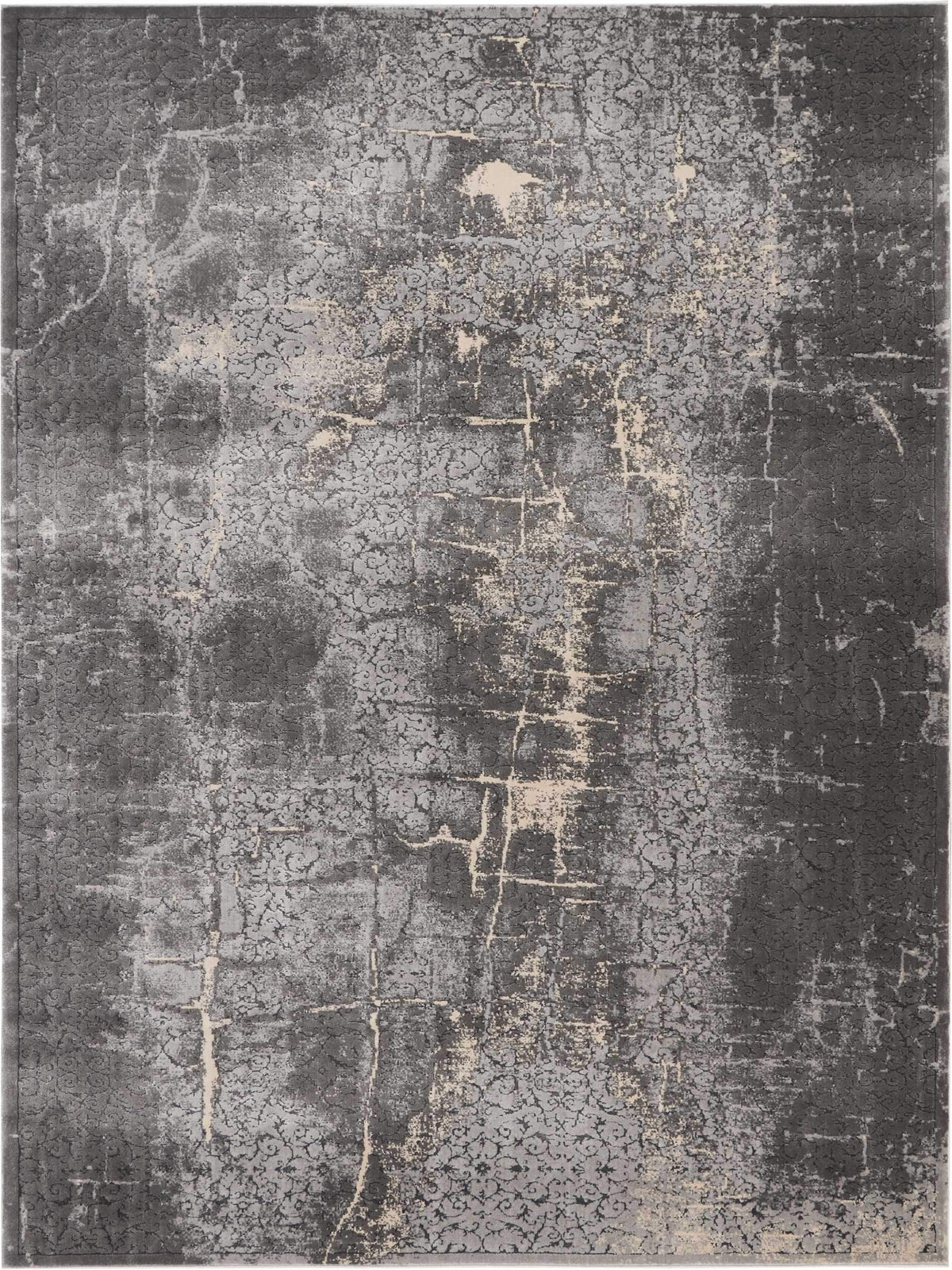 kathy ireland HOME Heritage Charcoal Area Rug-Area Rug-kathy ireland HOME-3&#39;11&quot;X5&#39;11&quot;-The Rug Truck