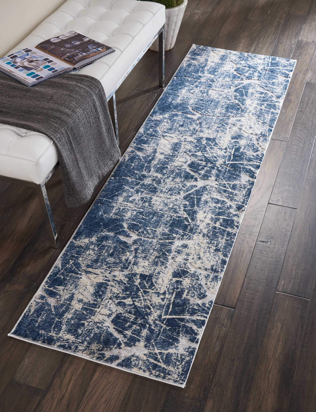 kathy ireland HOME Heritage Beige/Blue Area Rug-Area Rug-kathy ireland HOME-The Rug Truck