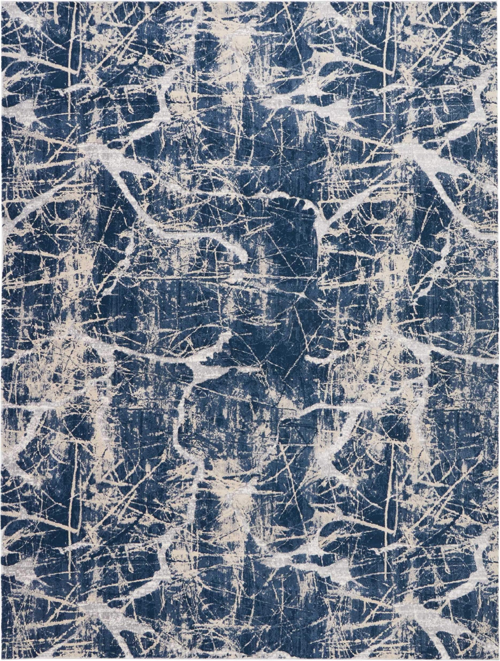 kathy ireland HOME Heritage Beige/Blue Area Rug-Area Rug-kathy ireland HOME-3'11" x 5'11"-The Rug Truck