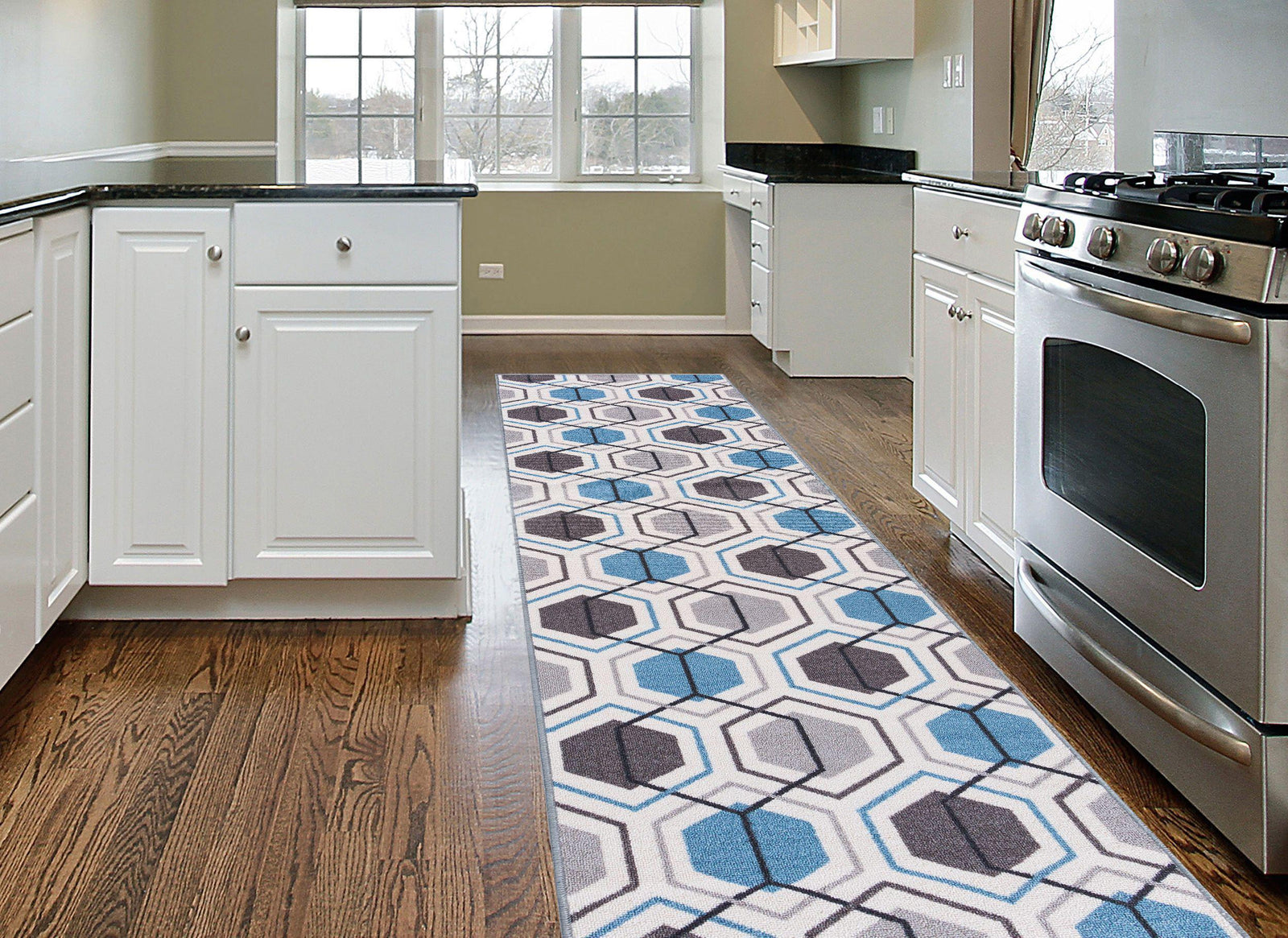 Avora 511 Blue Area Rug-Area Rug-World Rug Gallery-1'8" x 2'6"-The Rug Truck