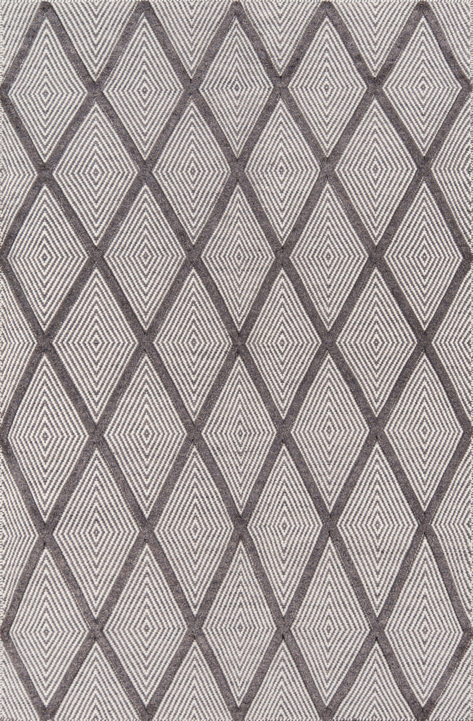 Erin Gates by Momeni Langdon LGD-3 Spring Charcoal Area Rug-Area Rug-Momeni-2' X 3'-The Rug Truck