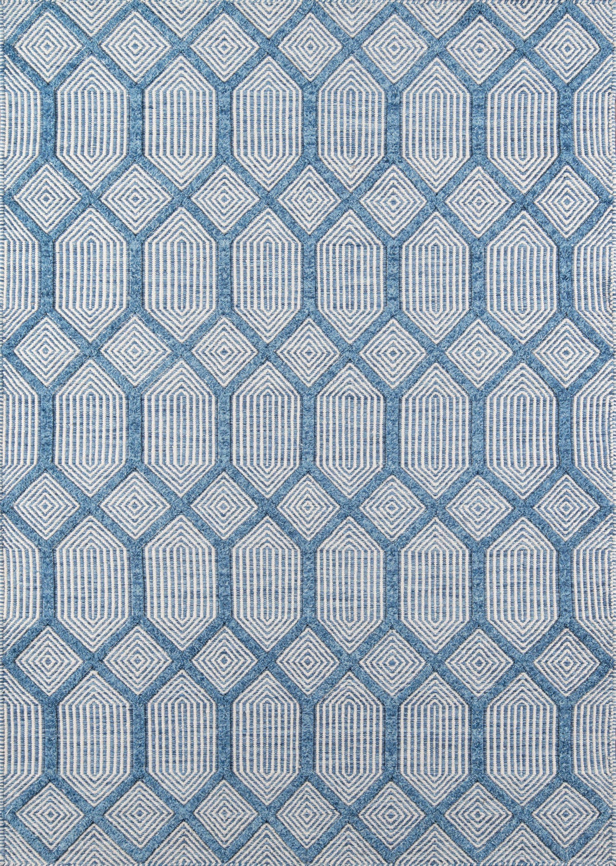 Erin Gates Langdon LGD-4 Cambridge Blue Area Rug ( 8&#39;6&quot; X 11&#39;6&quot; )