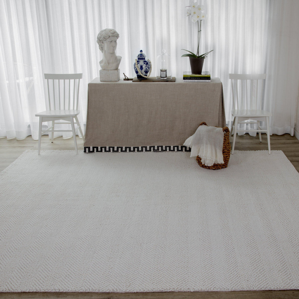 Erin Gates Ledgebrook LED-1 Washington Ivory Area Rug ( 8&#39;9&quot; X 11&#39;9&quot; )
