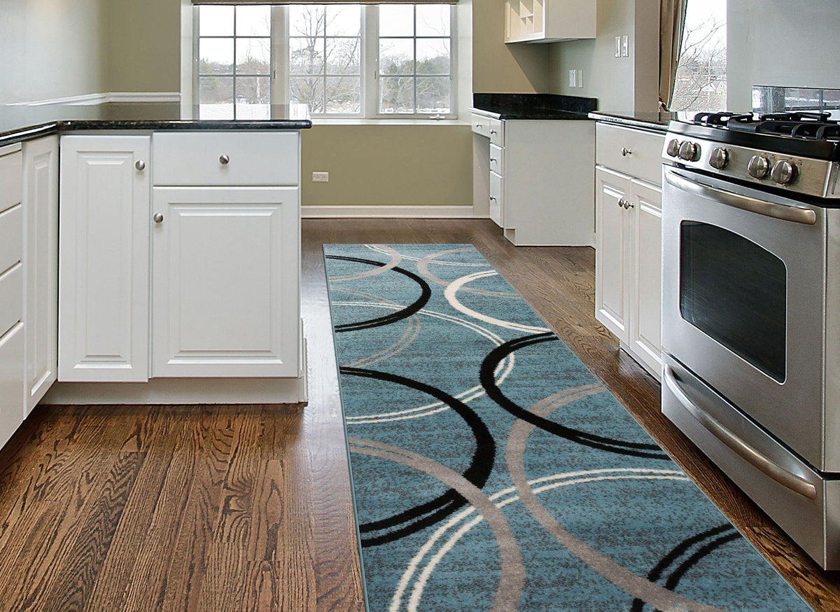 Toscana 377 Blue Area Rug-Area Rug-World Rug Gallery-The Rug Truck