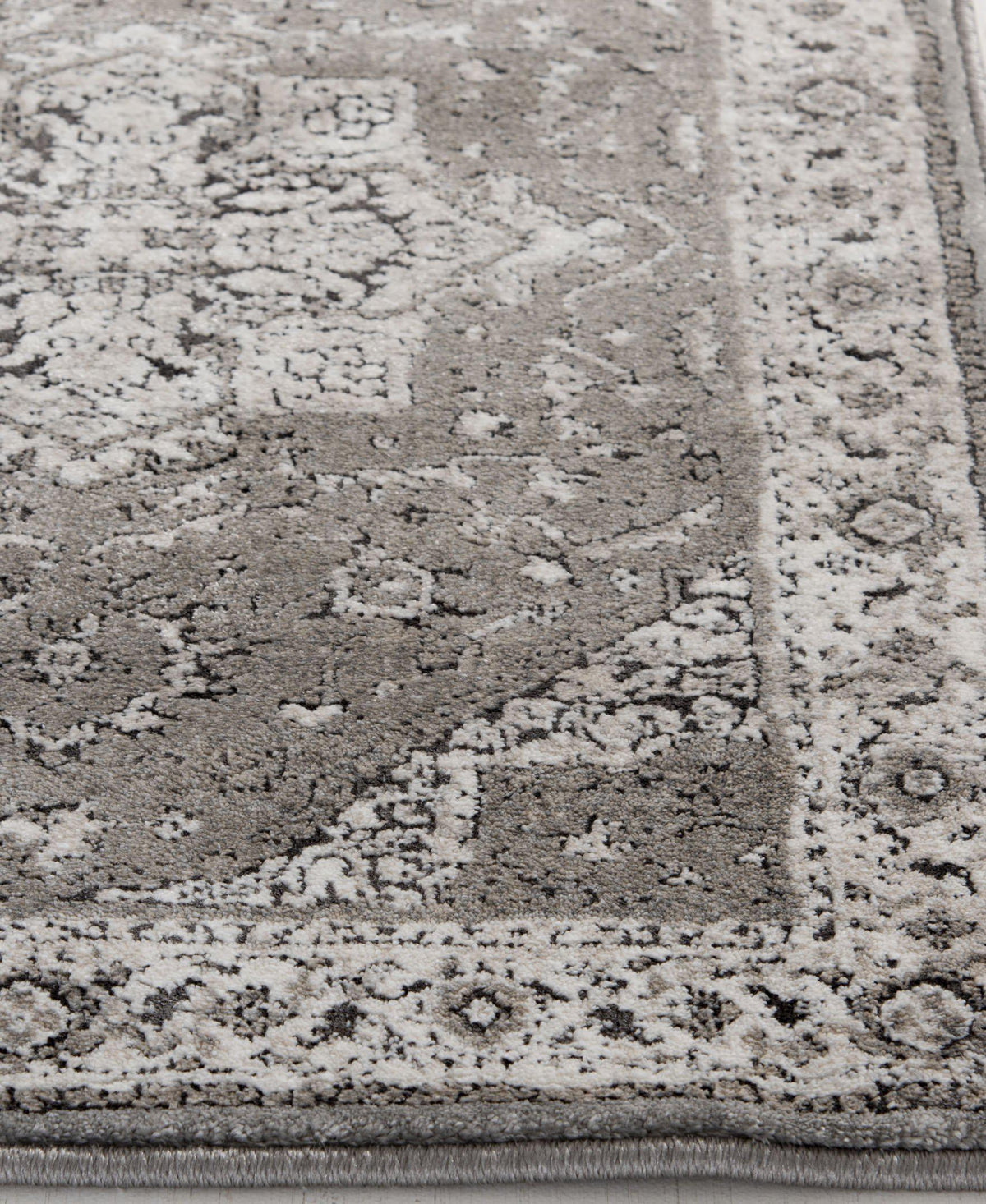 Largo - Heriz - Grey-Area Rug-KM Home-The Rug Truck