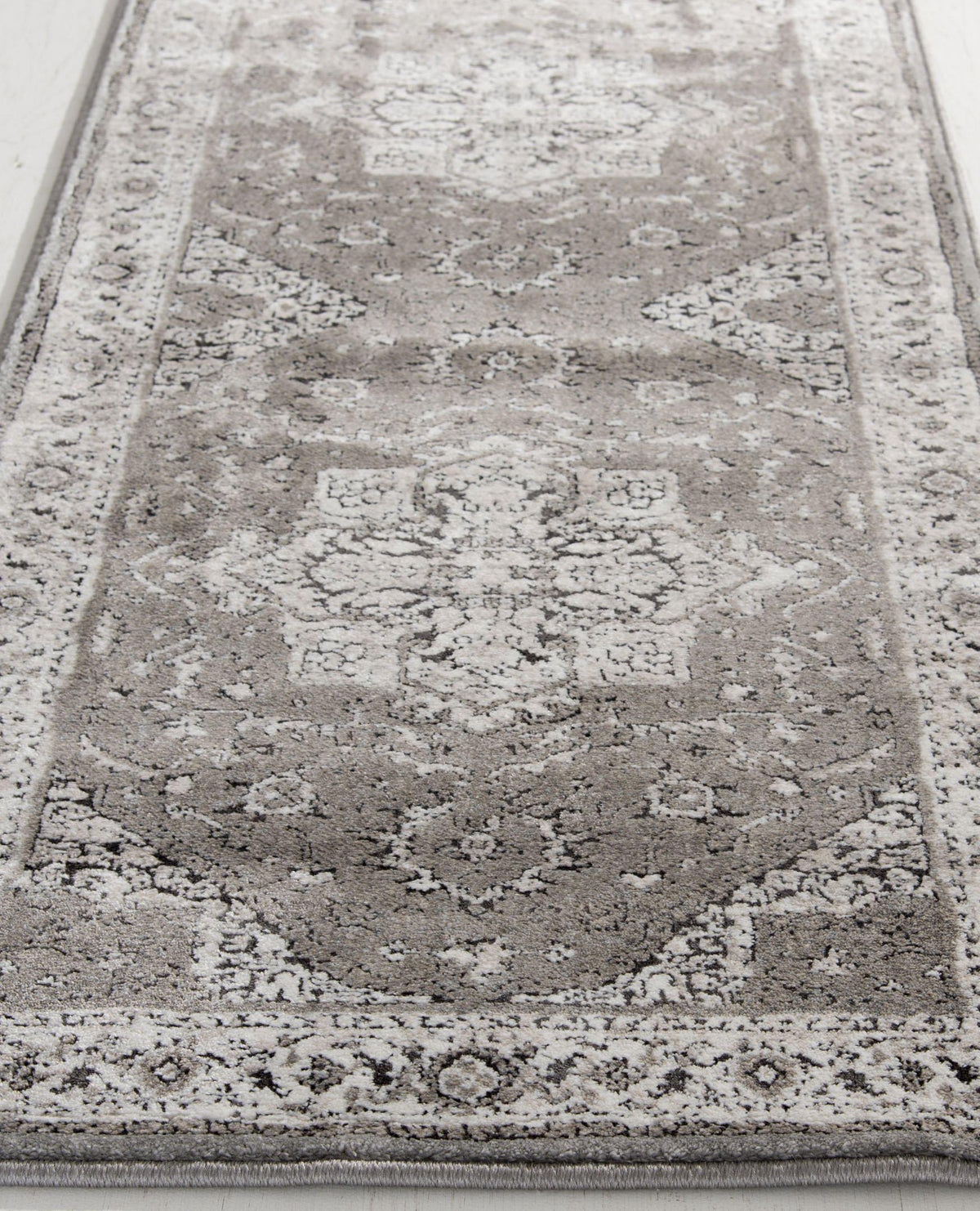 Largo - Heriz - Grey-Area Rug-KM Home-The Rug Truck