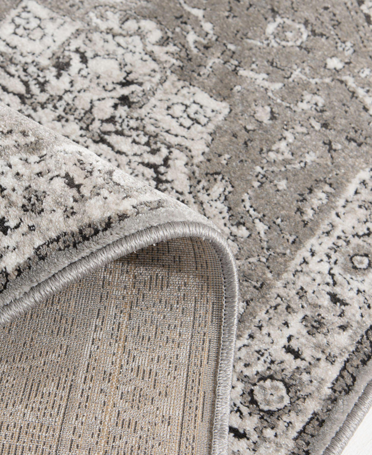 Largo - Heriz - Grey-Area Rug-KM Home-The Rug Truck