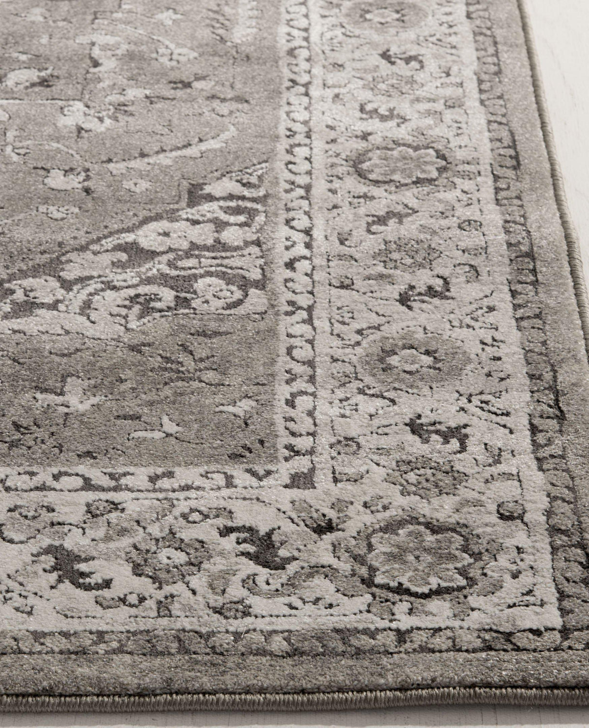 Largo - Heriz - Grey-Area Rug-KM Home-The Rug Truck