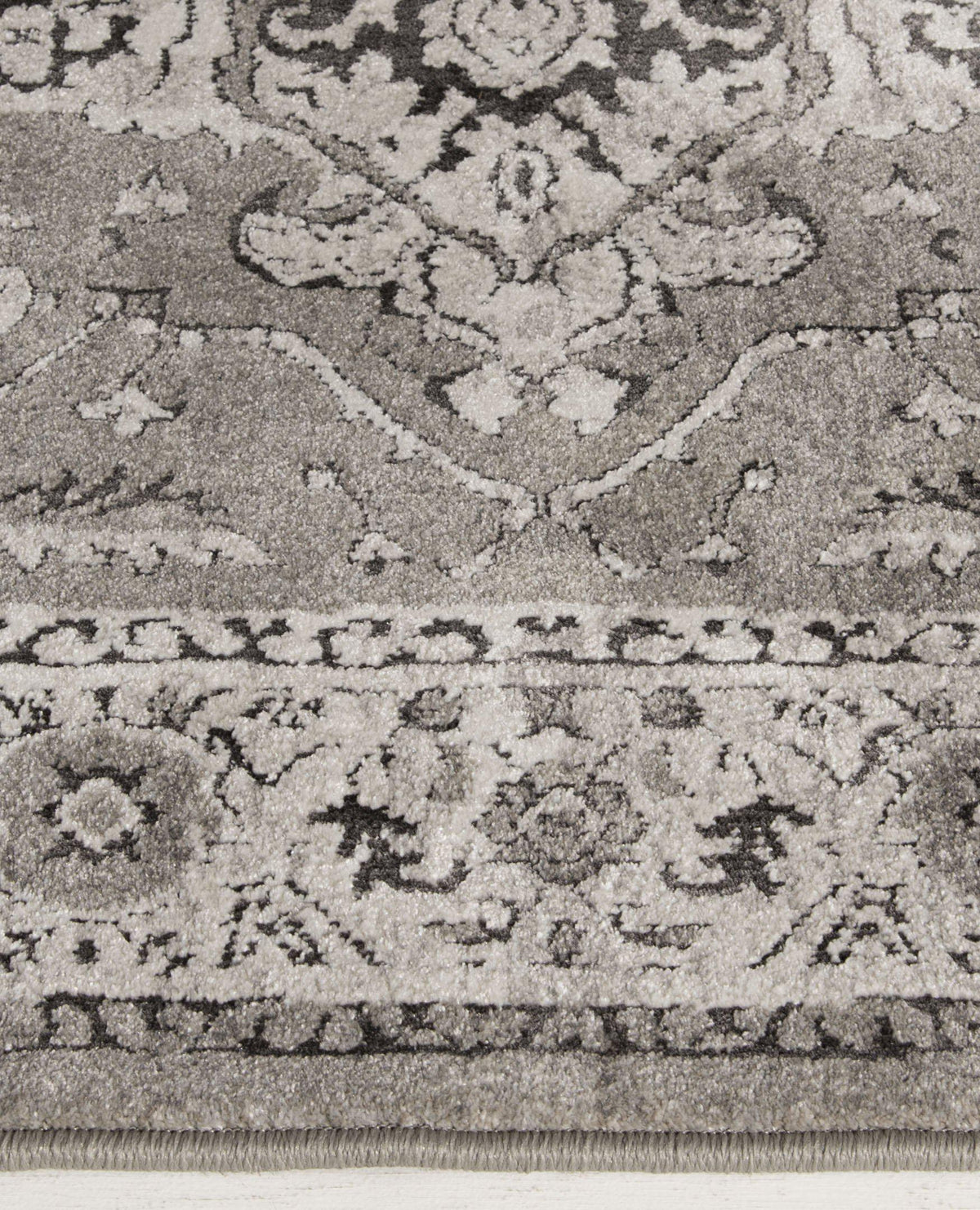 Largo - Heriz - Grey-Area Rug-KM Home-The Rug Truck