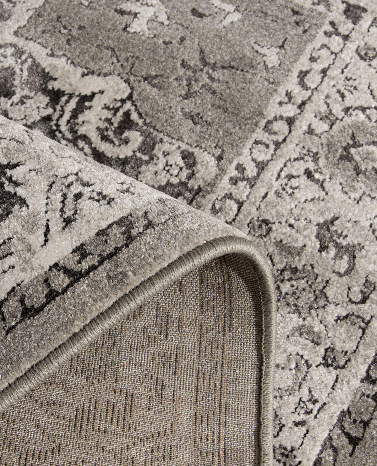 Largo - Heriz - Grey-Area Rug-KM Home-The Rug Truck