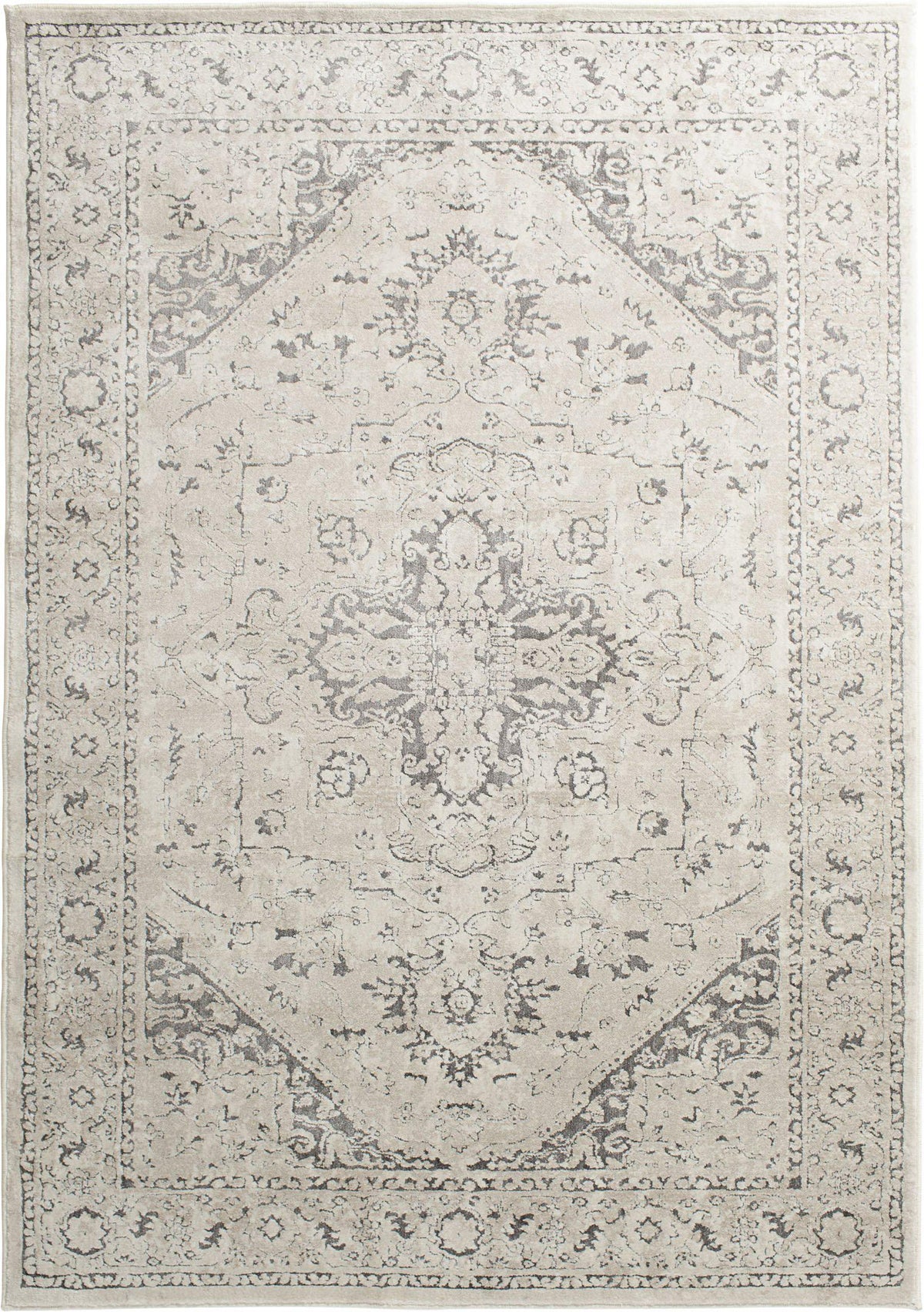 Largo - Heriz - Stone-Area Rug-KM Home-3&#39;3&quot;x5&#39;3&quot;-The Rug Truck