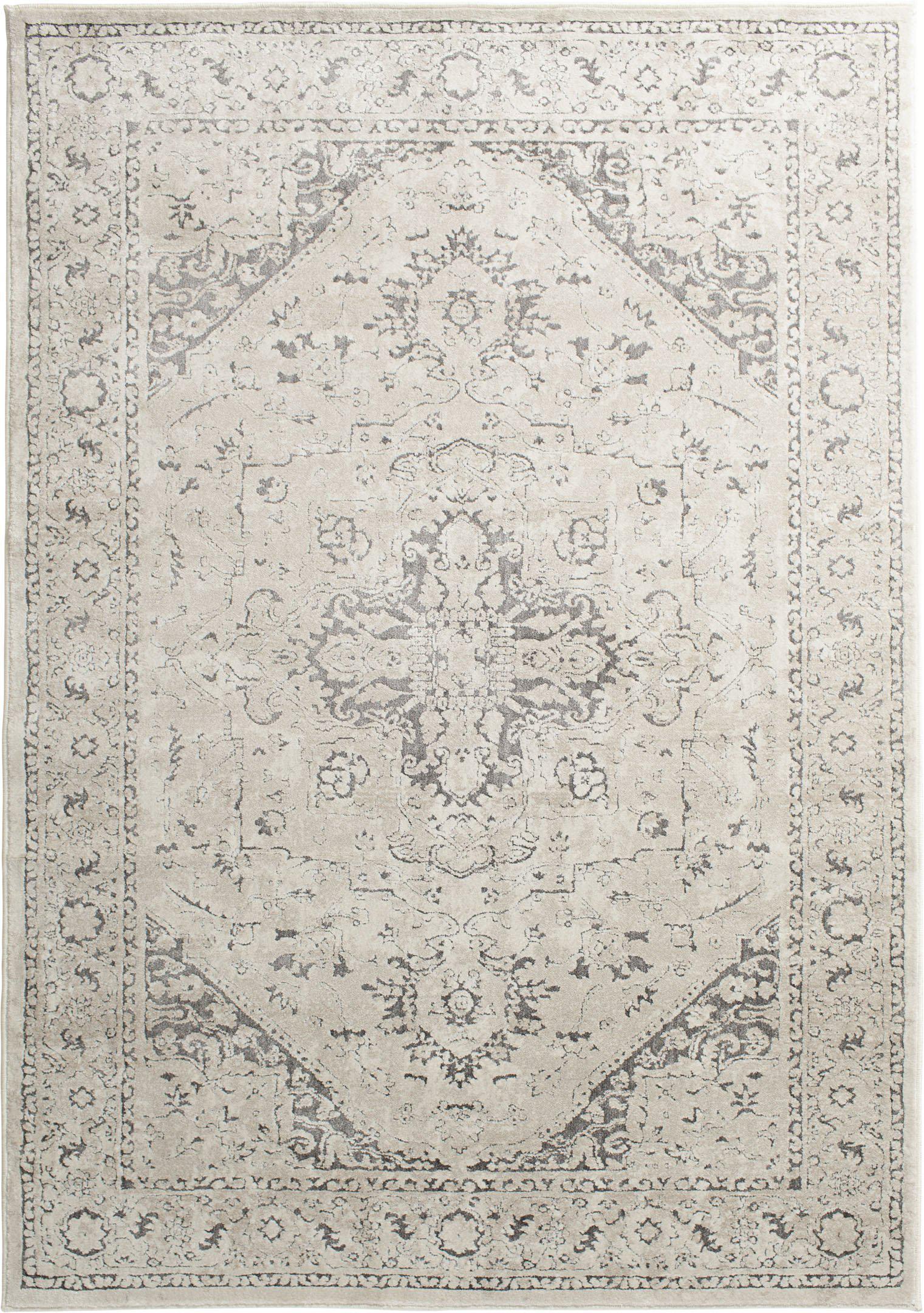 Largo - Heriz - Stone-Area Rug-KM Home-3'3"x5'3"-The Rug Truck