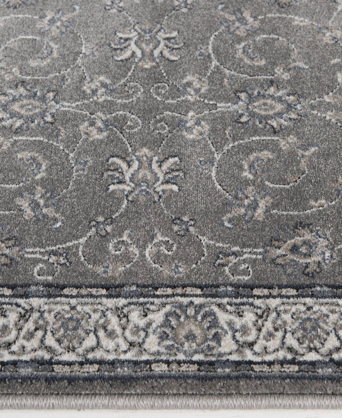 Largo - Isfahan - Grey-Area Rug-KM Home-The Rug Truck