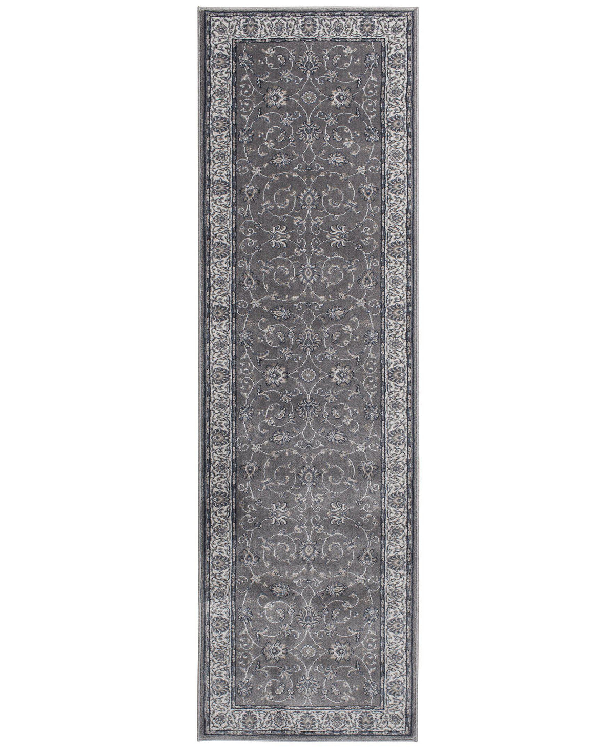 Largo - Isfahan - Grey-Area Rug-KM Home-2&#39;3&quot;x7&#39;7&quot;-The Rug Truck