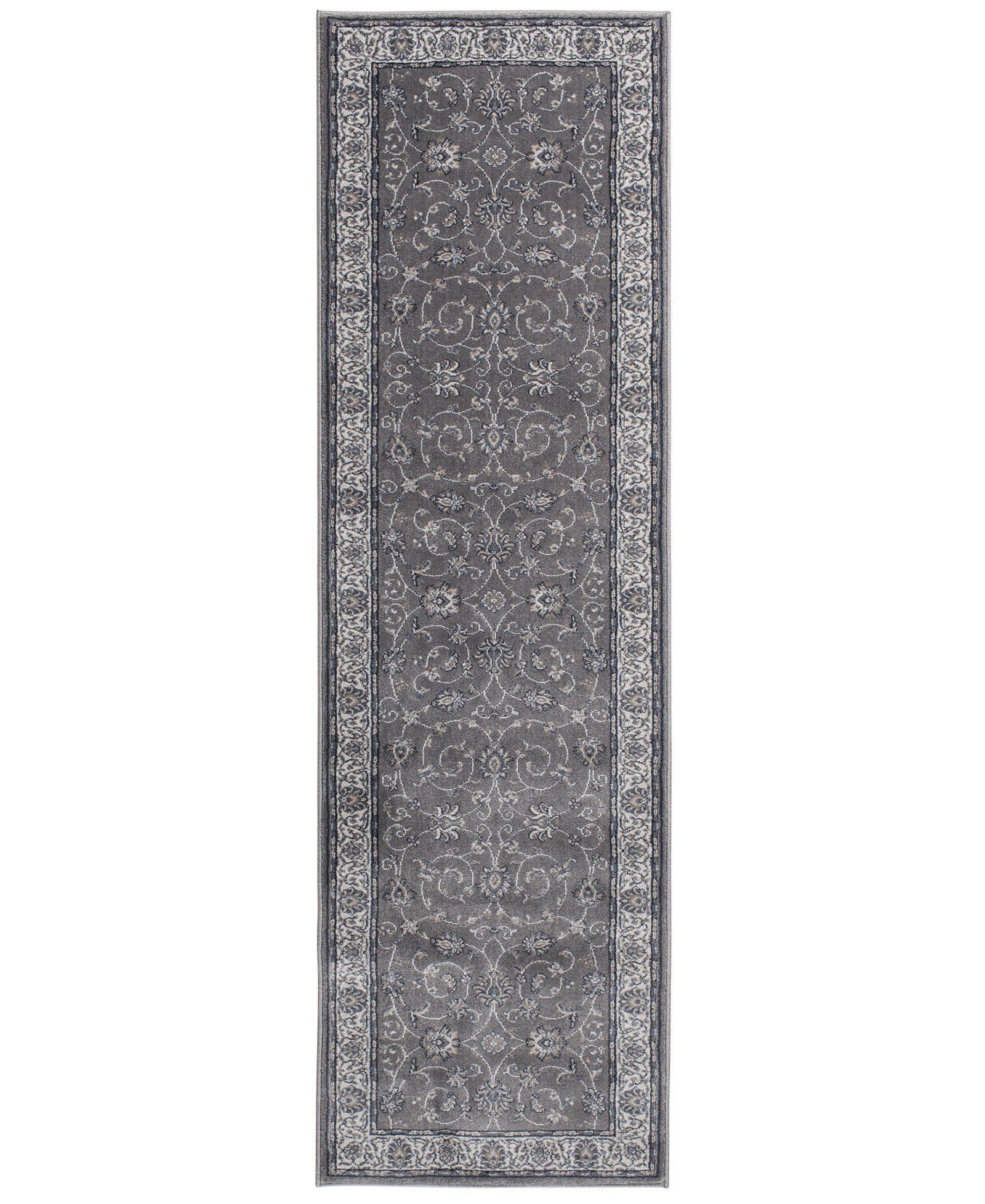 Largo - Isfahan - Grey-Area Rug-KM Home-3'3"x5'3"-The Rug Truck
