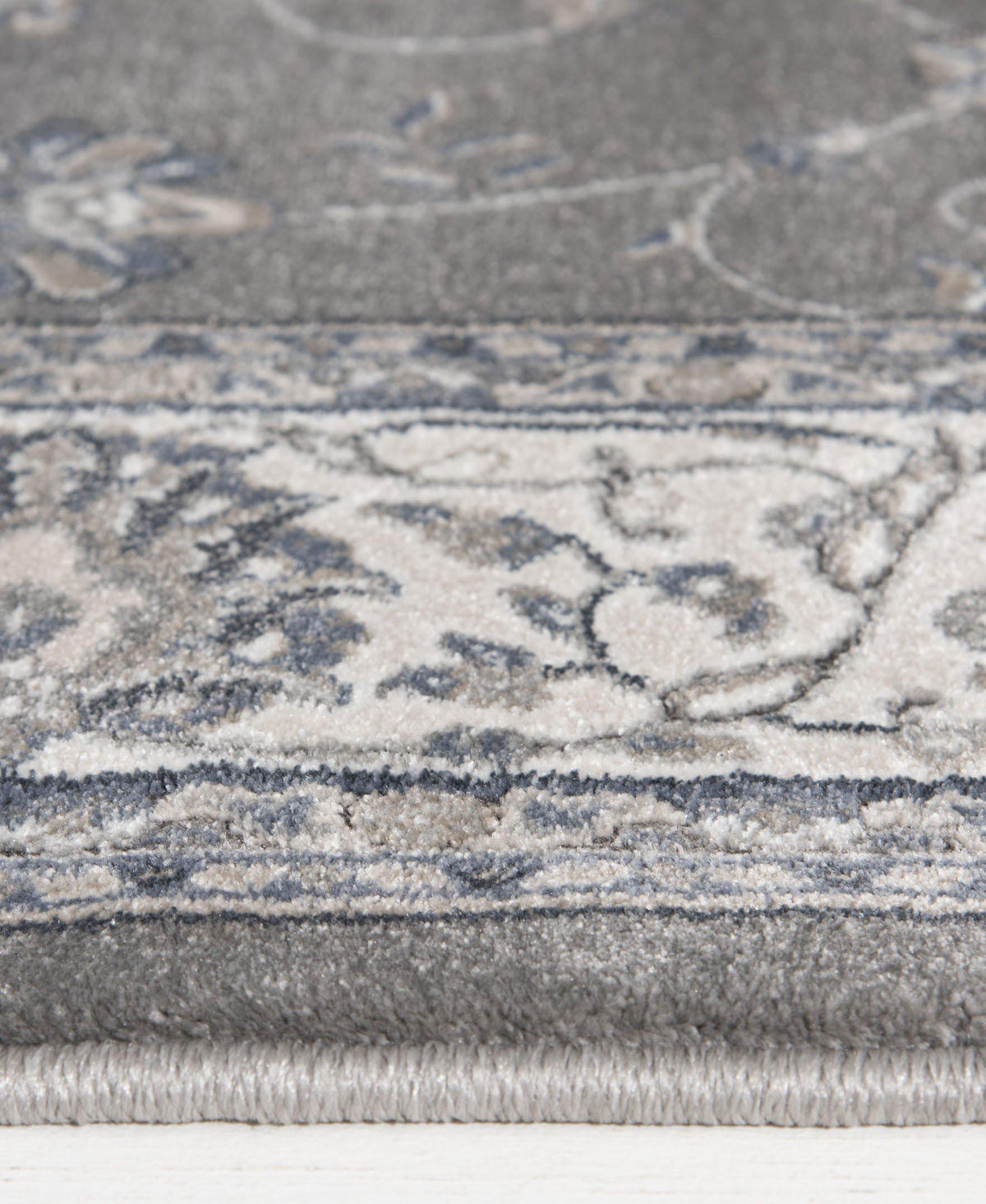 Largo - Isfahan - Grey-Area Rug-KM Home-The Rug Truck