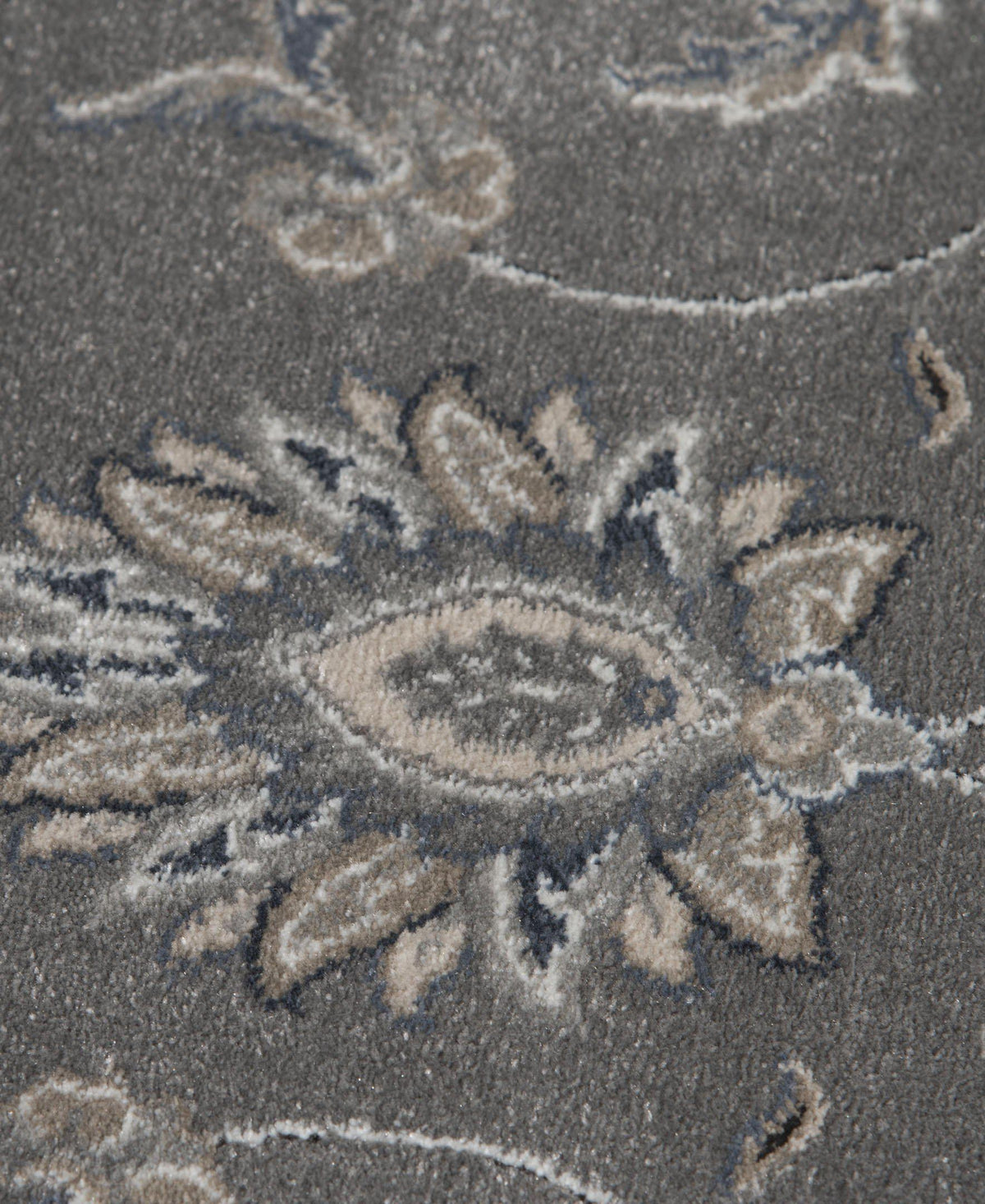 Largo - Isfahan - Grey-Area Rug-KM Home-The Rug Truck