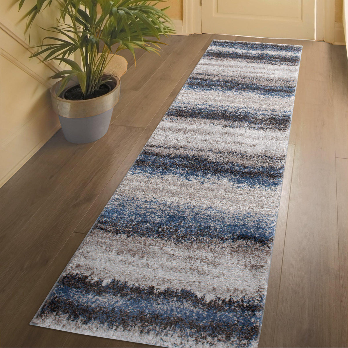 Leisure - Bay - Sea Blue-Area Rug-KM Home-The Rug Truck