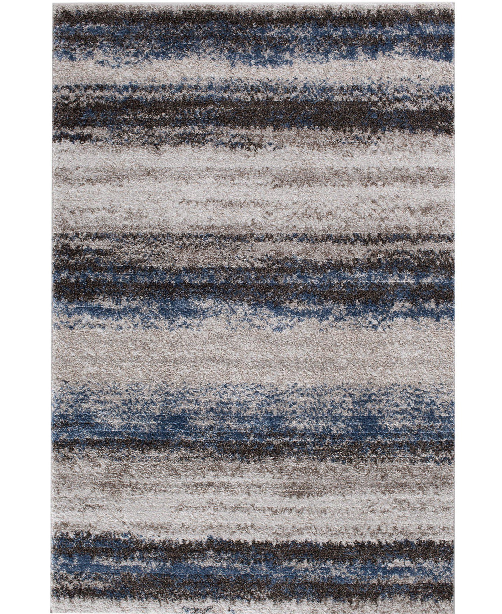 Leisure - Bay - Sea Blue-Area Rug-KM Home-3'3"x5'3"-The Rug Truck