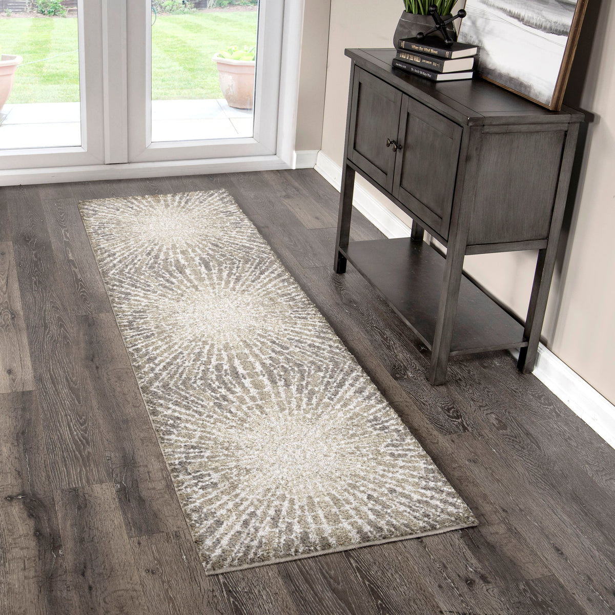 Palmetto Living Mystical Starburst   Natural Area Rug - 2&#39;3&quot; x 8&#39;