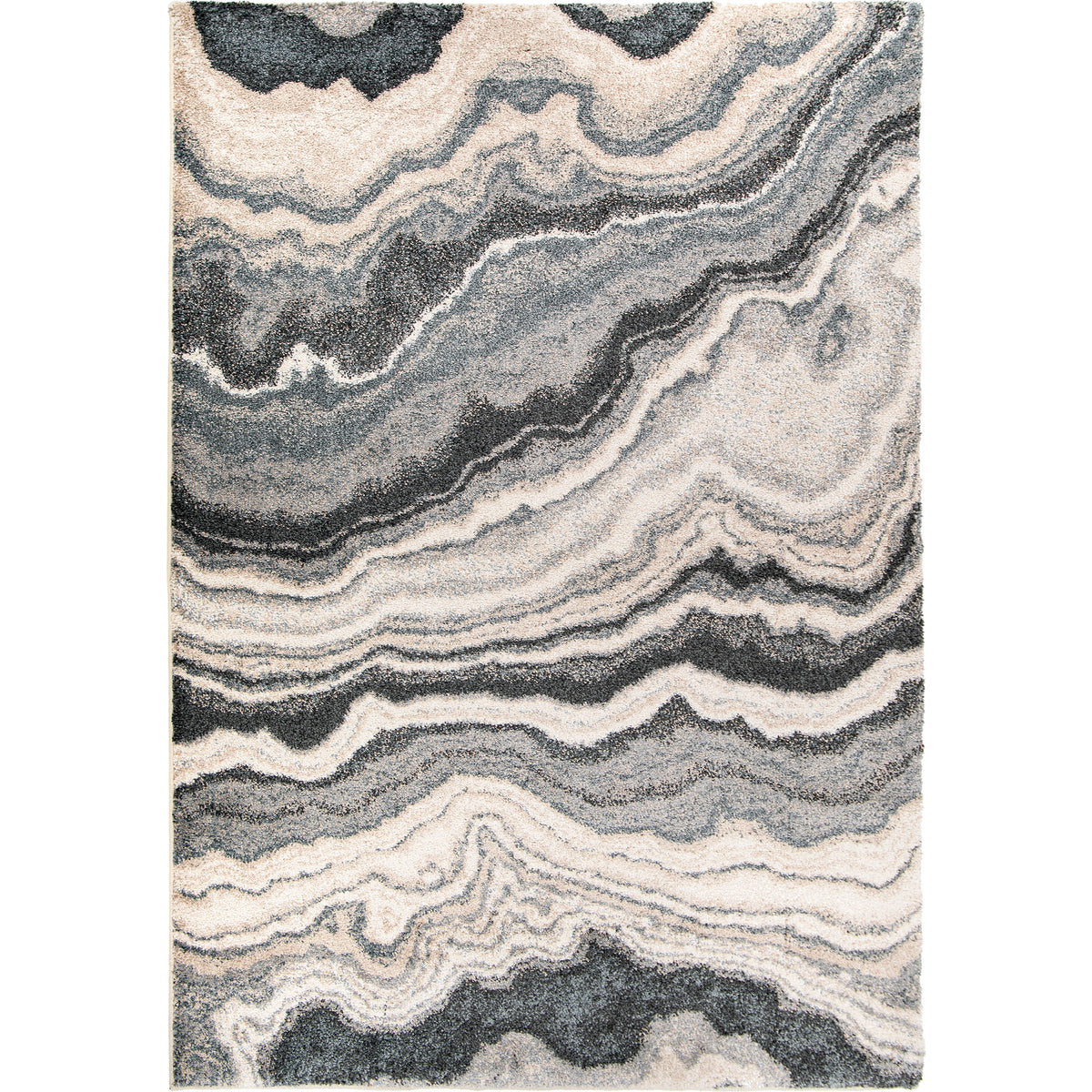 Palmetto Living Mystical Cascade   Taupe Inkwell Area Rug - 7&#39;10&quot; x 10&#39;10&quot;