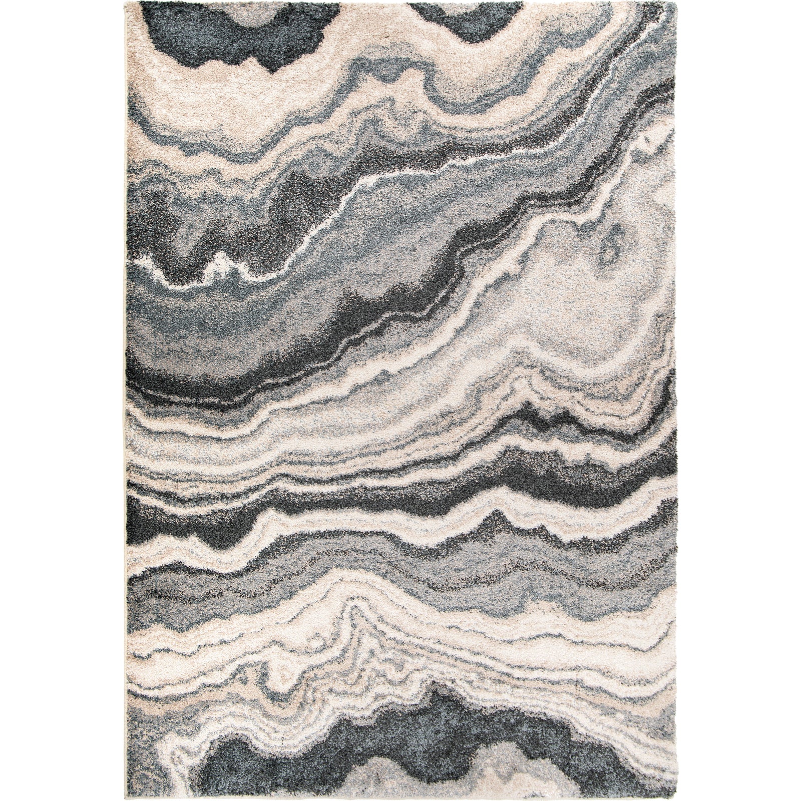 Palmetto Living Mystical Cascade   Taupe Inkwell Area Rug - 7'10" x 10'10"