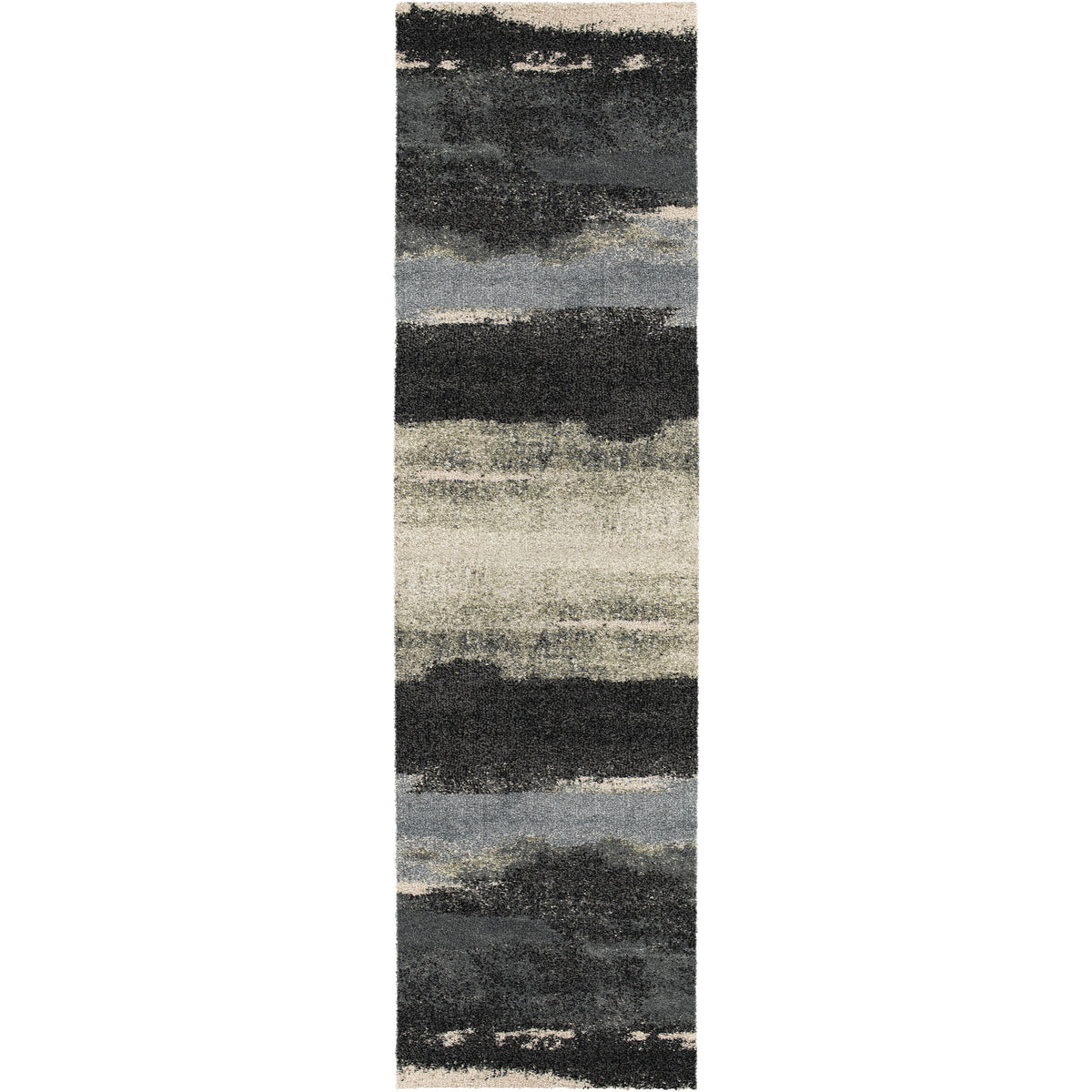 Palmetto Living Mystical Canyon   Muted Blue Area Rug - 2&#39;3&quot; x 8&#39;