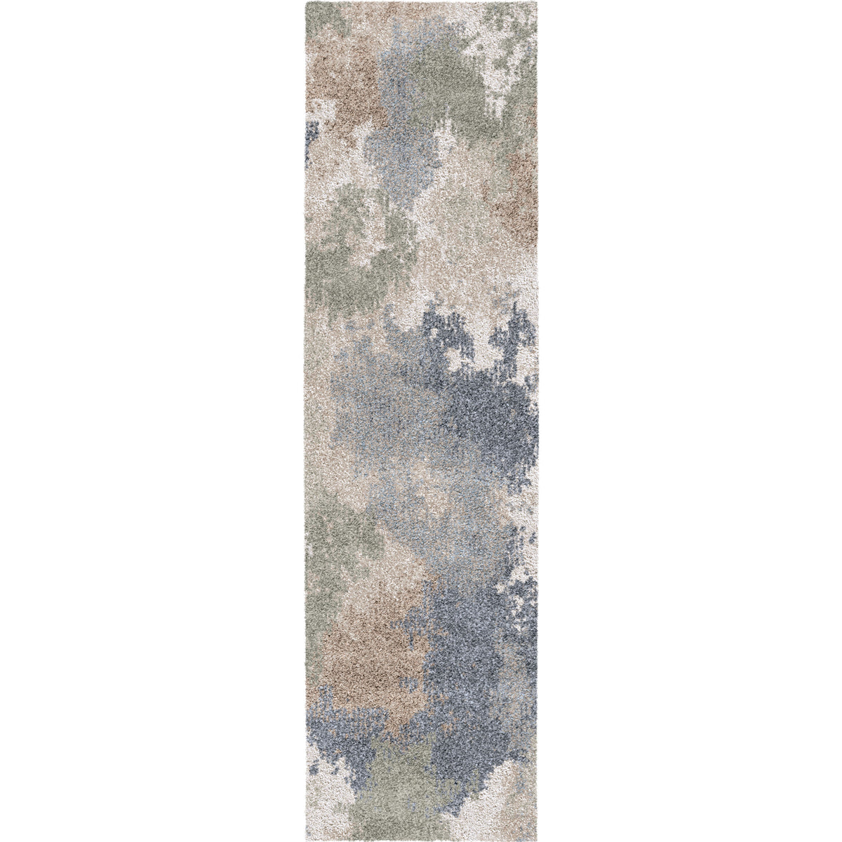 Palmetto Living Mystical Dreamy   Muted Blue Area Rug - 2&#39;3&quot; x 8&#39;