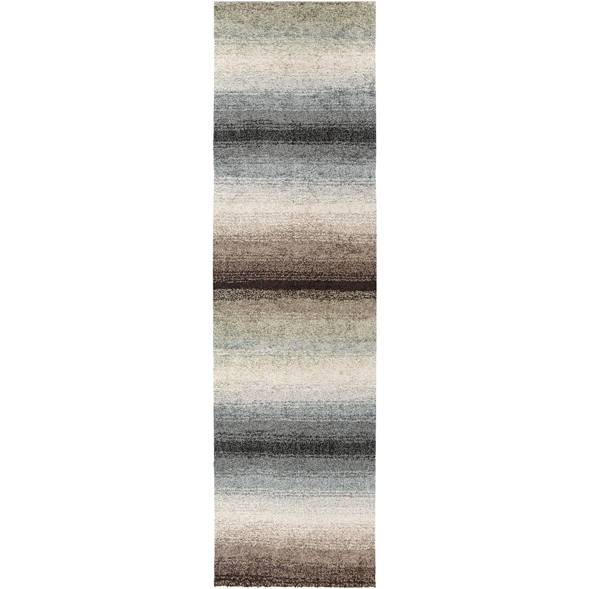 Palmetto Living Mystical Skyline   Muted Blue Area Rug - 2&#39;3&quot; x 8&#39;
