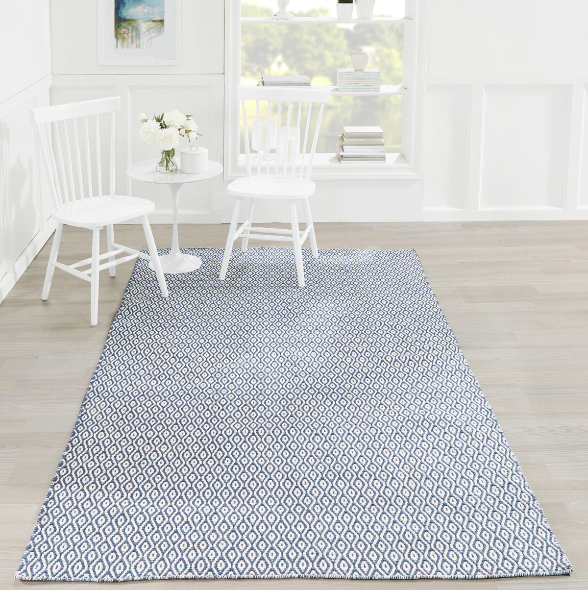 Erin Gates Newton NWT-3 Davis Navy Area Rug ( 9&#39; X 12&#39; )