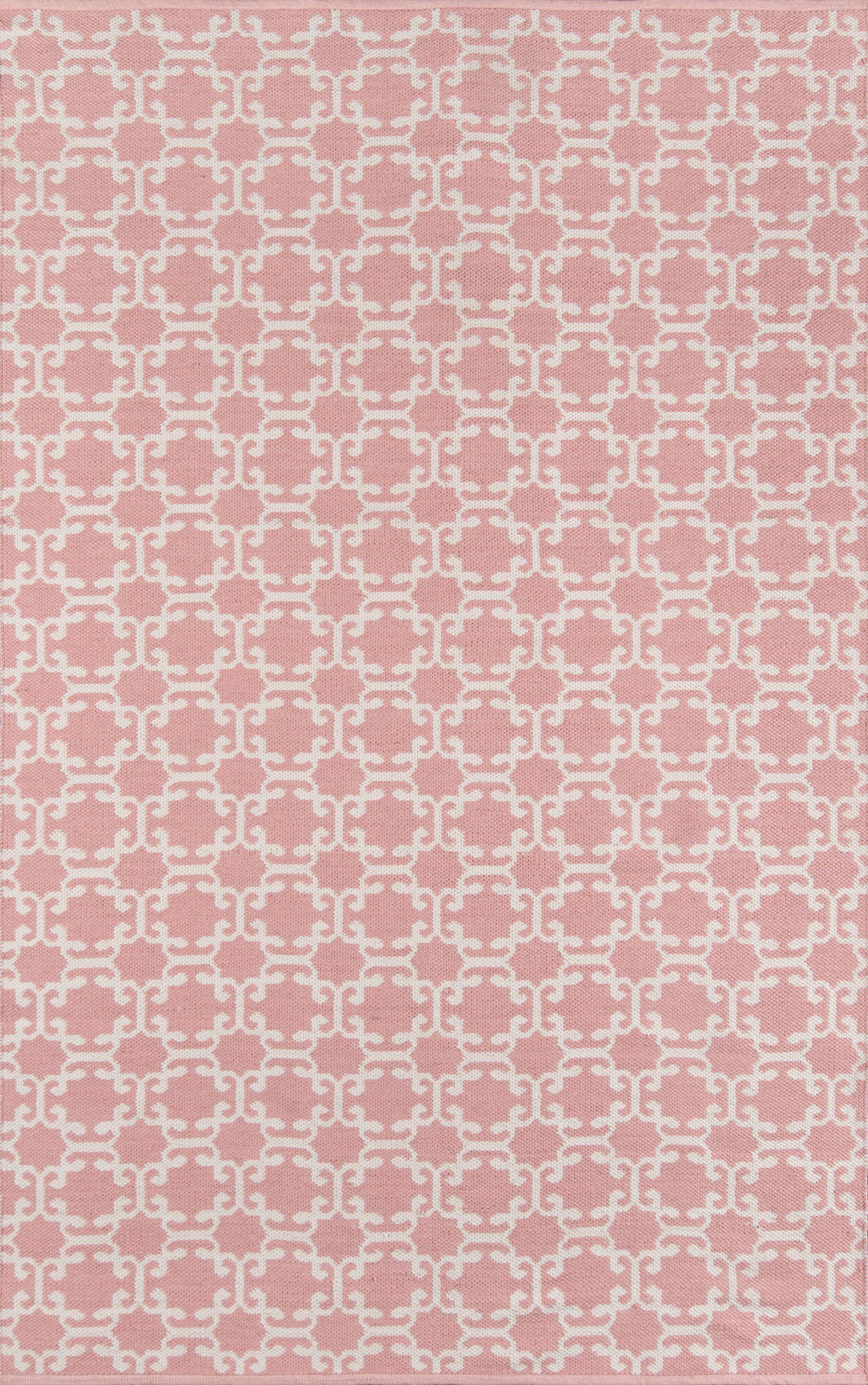 Madcap Cottage by Momeni Palm Beach Via Mizner Pink Indoor/Outdoor Area Rug-Area Rug-Momeni-2' X 3'-The Rug Truck