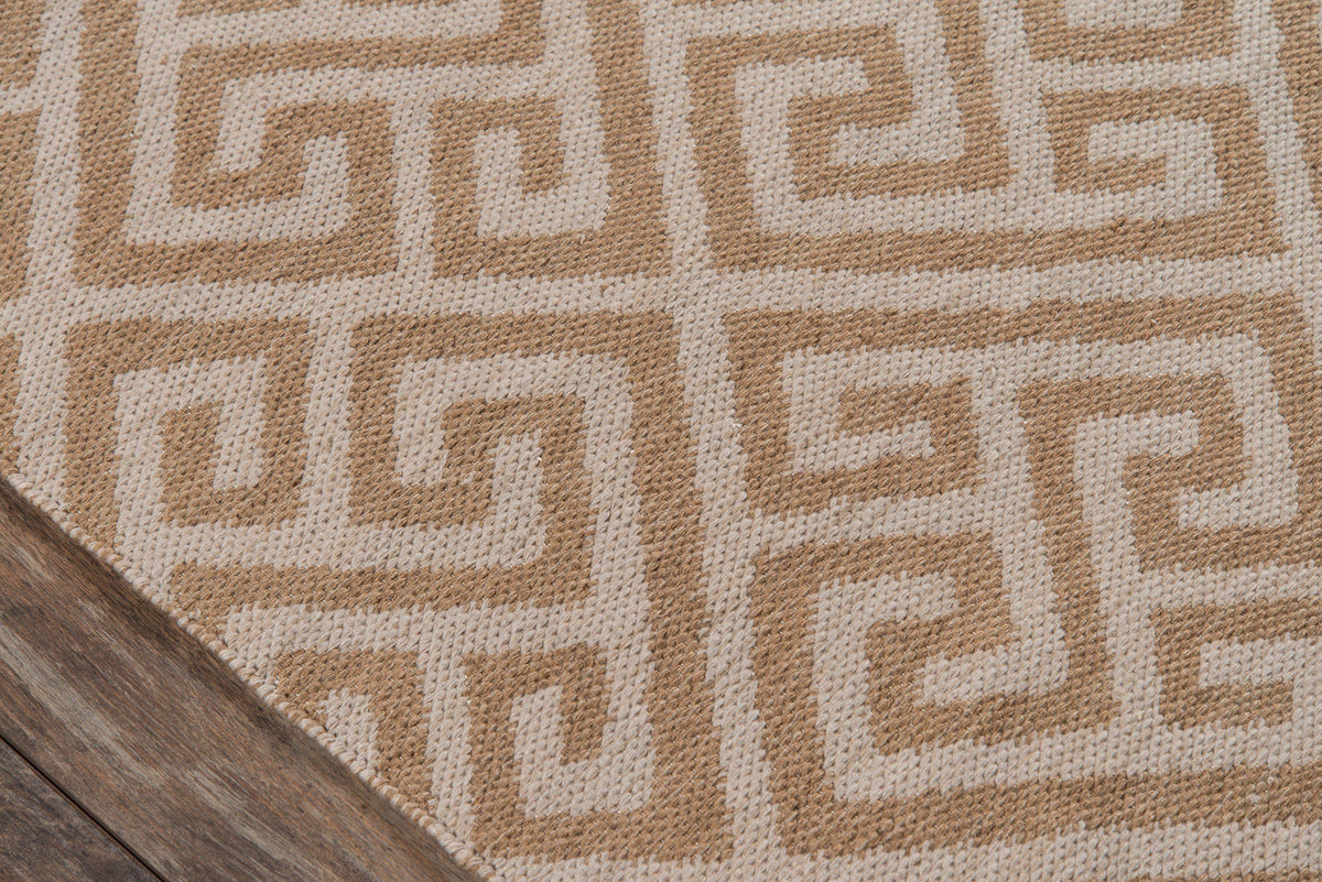 Madcap Cottage by Momeni Palm Beach Brazilian Avenue Brown Indoor/Outdoor Area Rug-Area Rug-Momeni-The Rug Truck