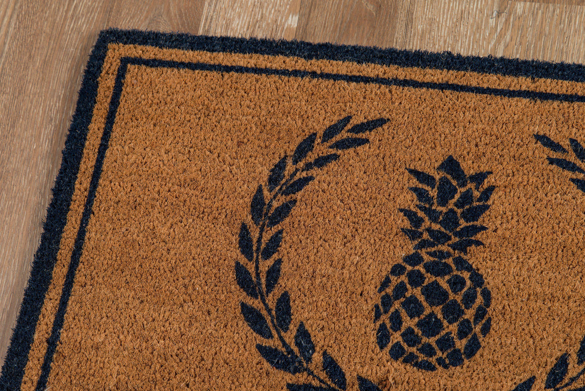 Erin Gates by Momeni Park PAR-1 Pineapple Navy Area Rug-Area Rug-Momeni-1&#39;6&quot; X 2&#39;6&quot;-The Rug Truck