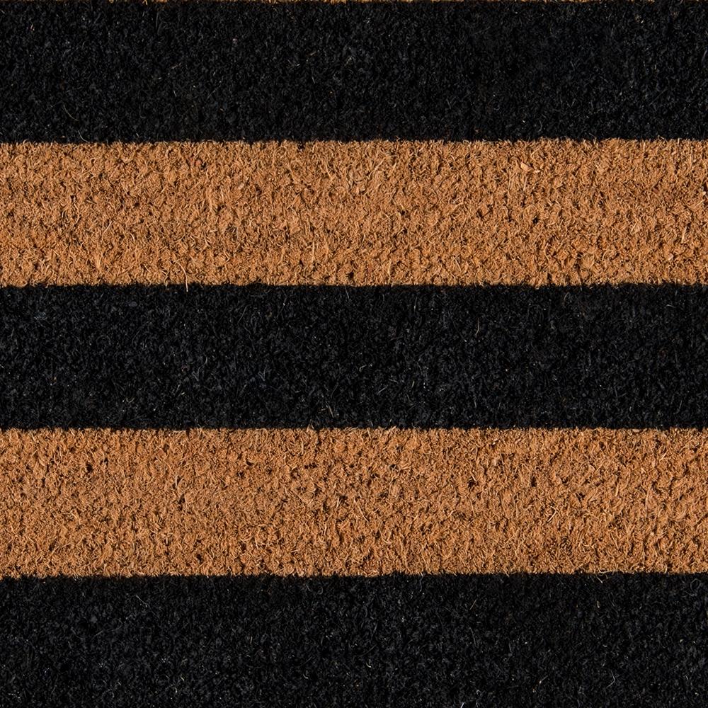 Erin Gates by Momeni Park PAR-2 Stripe Black Area Rug-Area Rug-Momeni-1&#39;6&quot; X 2&#39;6&quot;-The Rug Truck