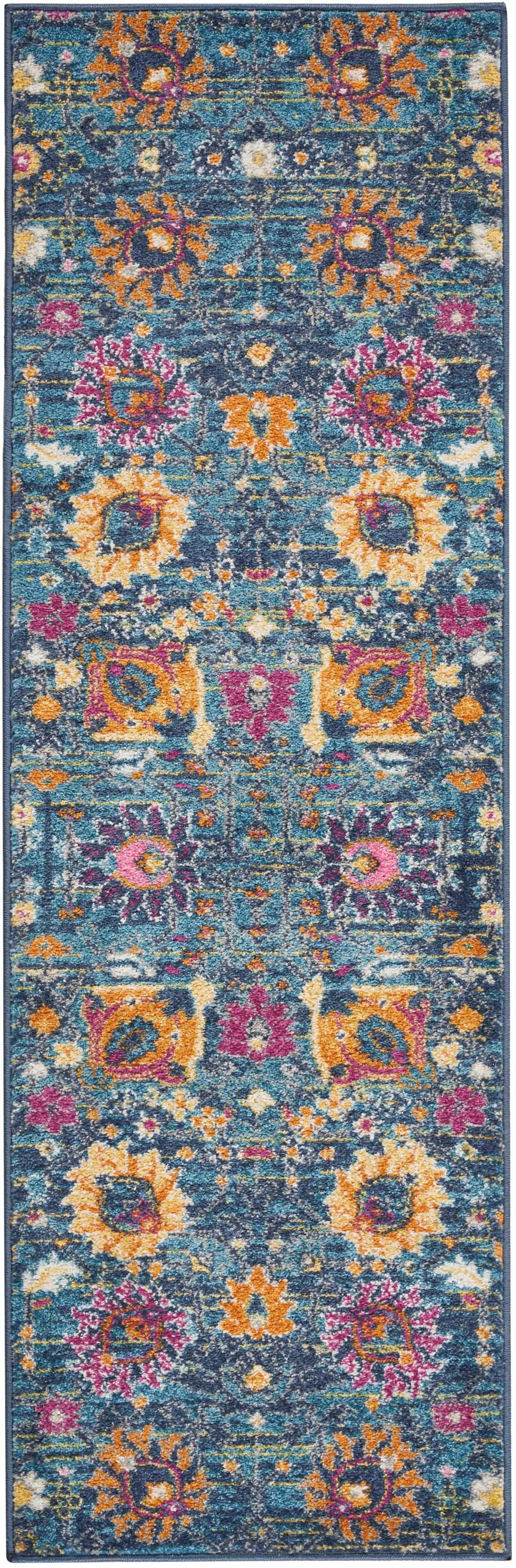 Passion PSN01 Denim Area Rug-Area Rug-Nourison-1&#39;10&quot; x 6&#39;-The Rug Truck