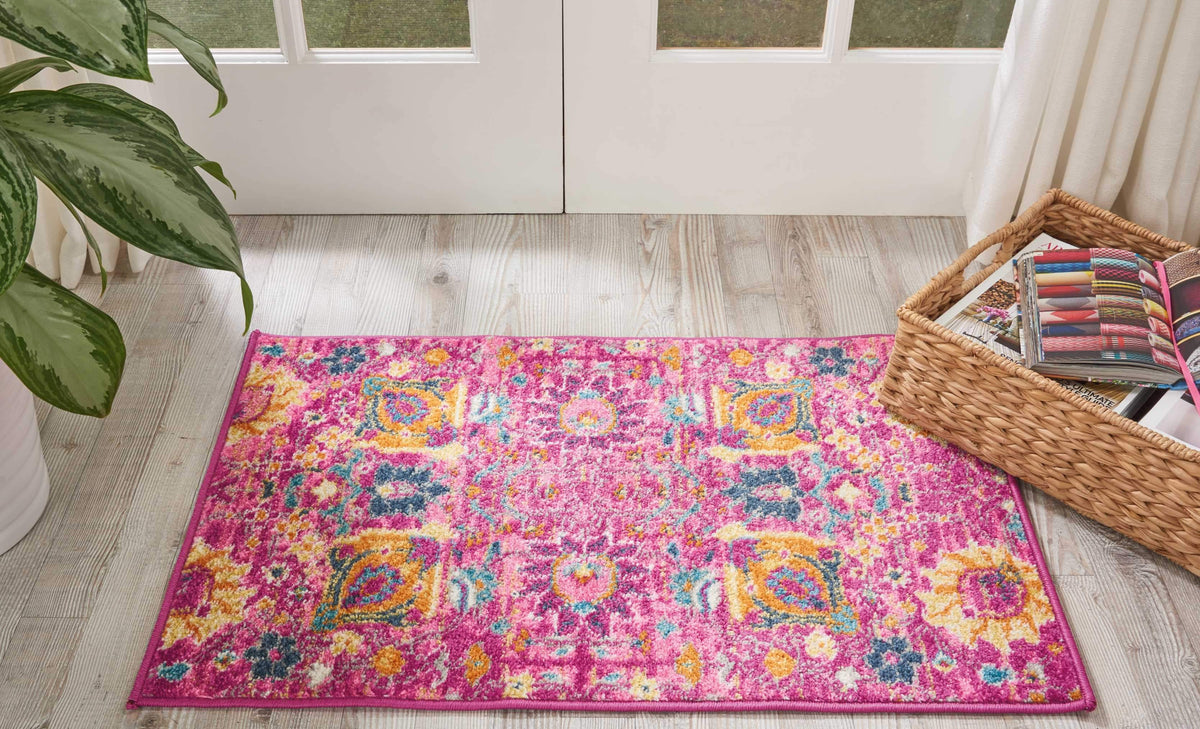 Passion PSN01 Fuchsia Area Rug-Area Rug-Nourison-The Rug Truck