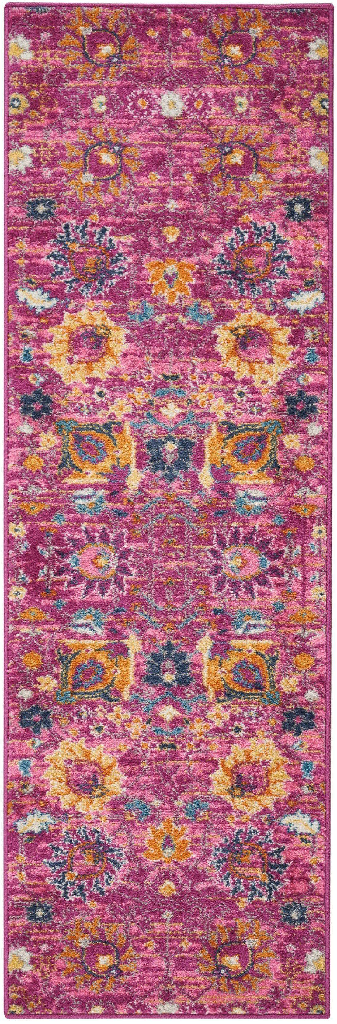Passion PSN01 Fuchsia Area Rug-Area Rug-Nourison-1&#39;10&quot; x 6&#39;-The Rug Truck